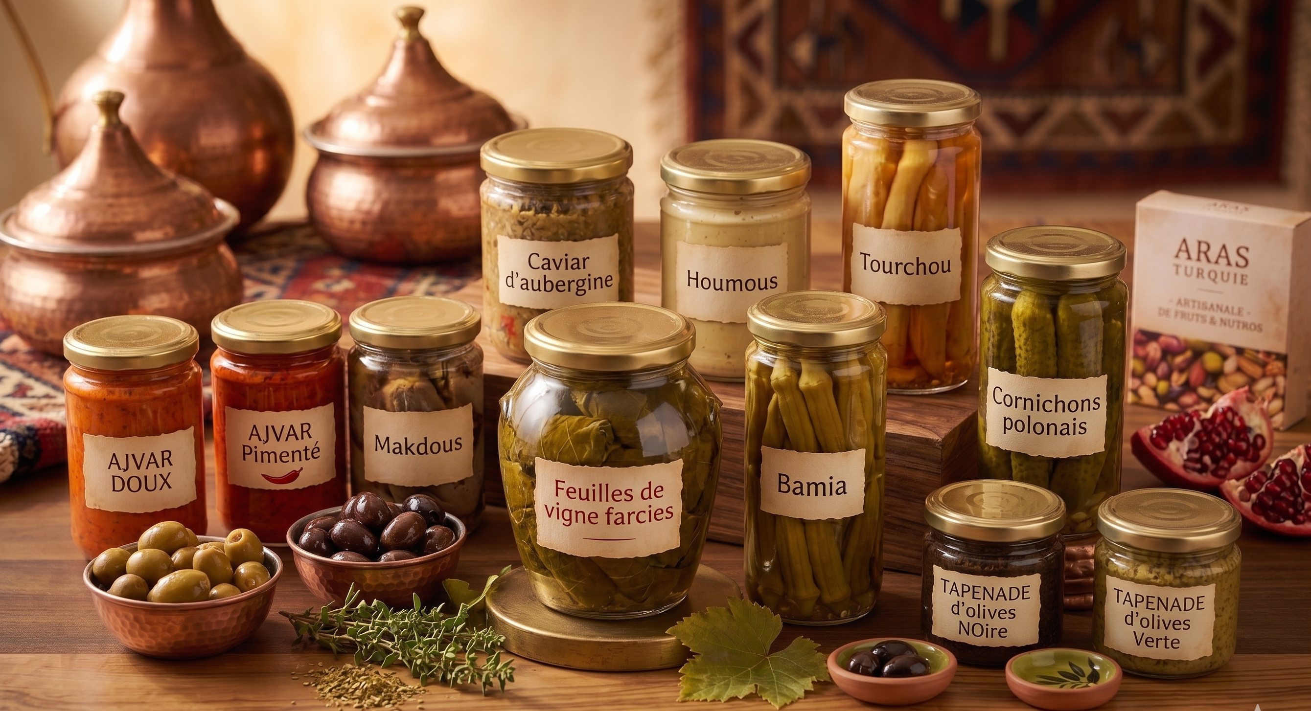 Conserves et bocaux