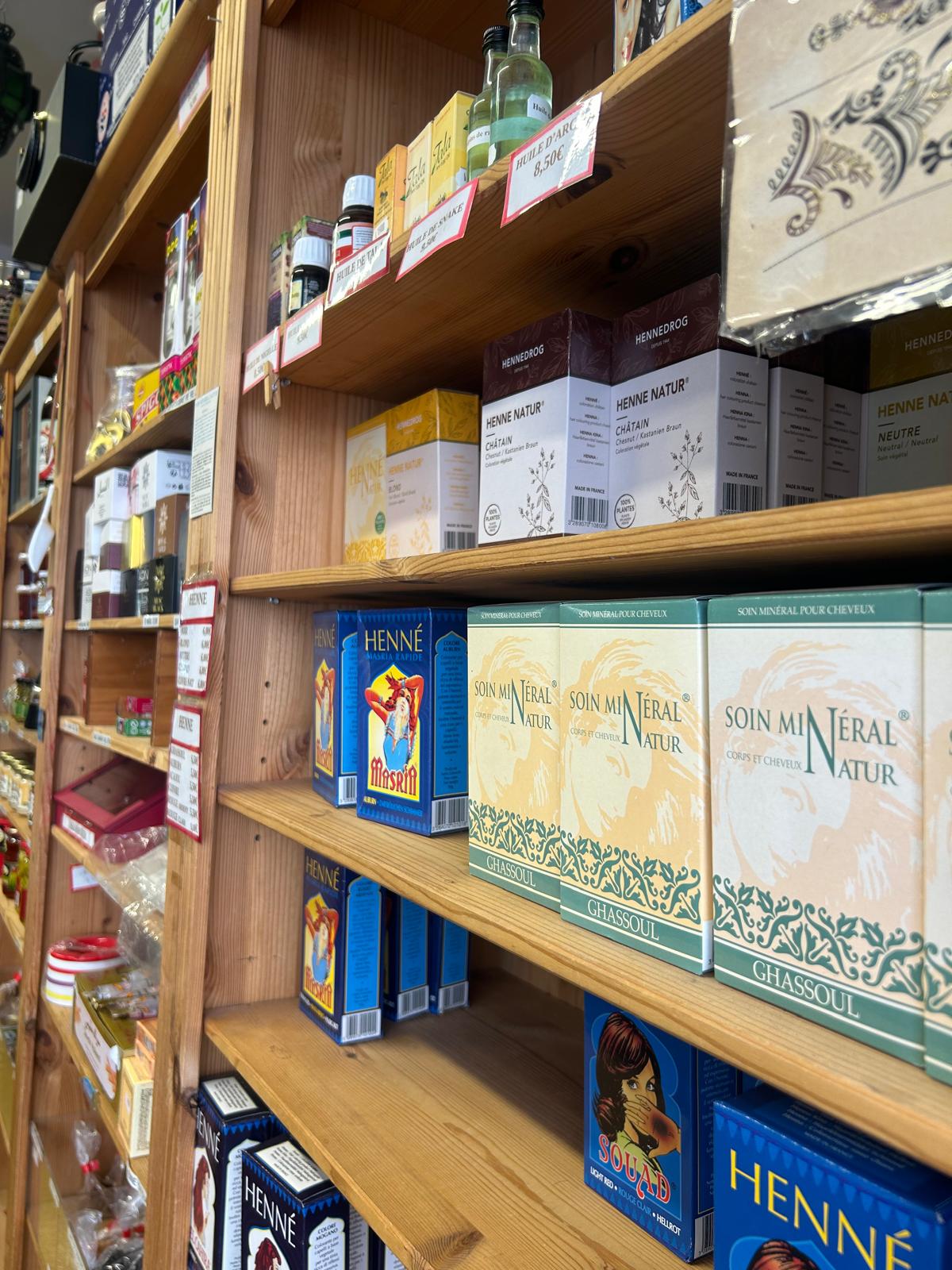 Le rayon hennés et beauté